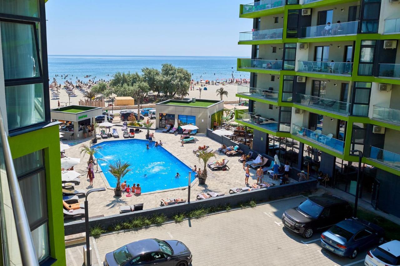 Crazy Sea View 1Br Apartment Spa Pools Resort Mamaia Dış mekan fotoğraf